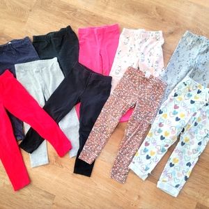 4T Girls Leggings - 10 in lot